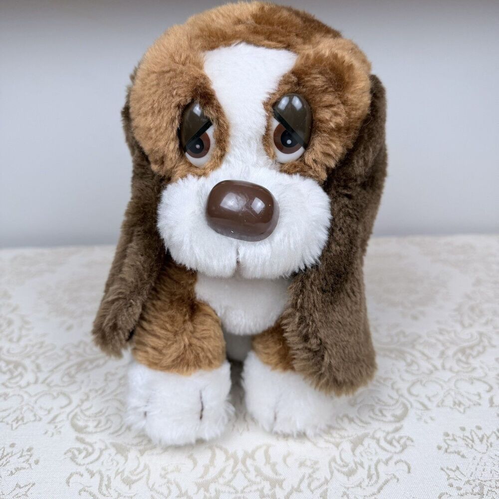 Vintage 1980’s RUSS Bashful Baxter 7” Plush Basset Hound Dog